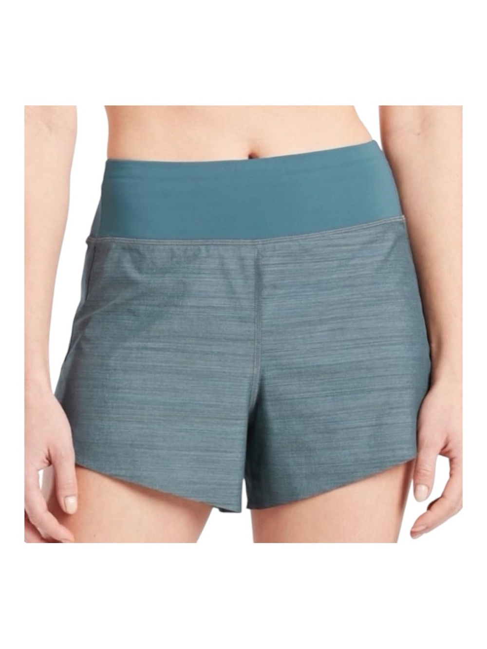 NWT Athleta Women’s Run With It Textured 3.5” High-Waist Active Shorts sz 3X